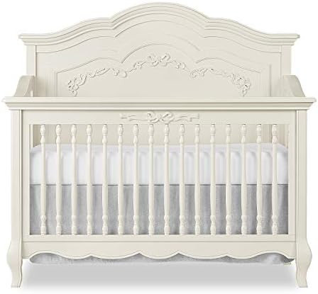 Evolur Aurora 5-in-1 Convertible Crib, Ivory Lace, Greenguard Gold Certified | Amazon (US)