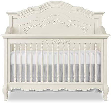 Evolur Aurora 5-in-1 Convertible Crib, Ivory Lace, Greenguard Gold Certified | Amazon (US)