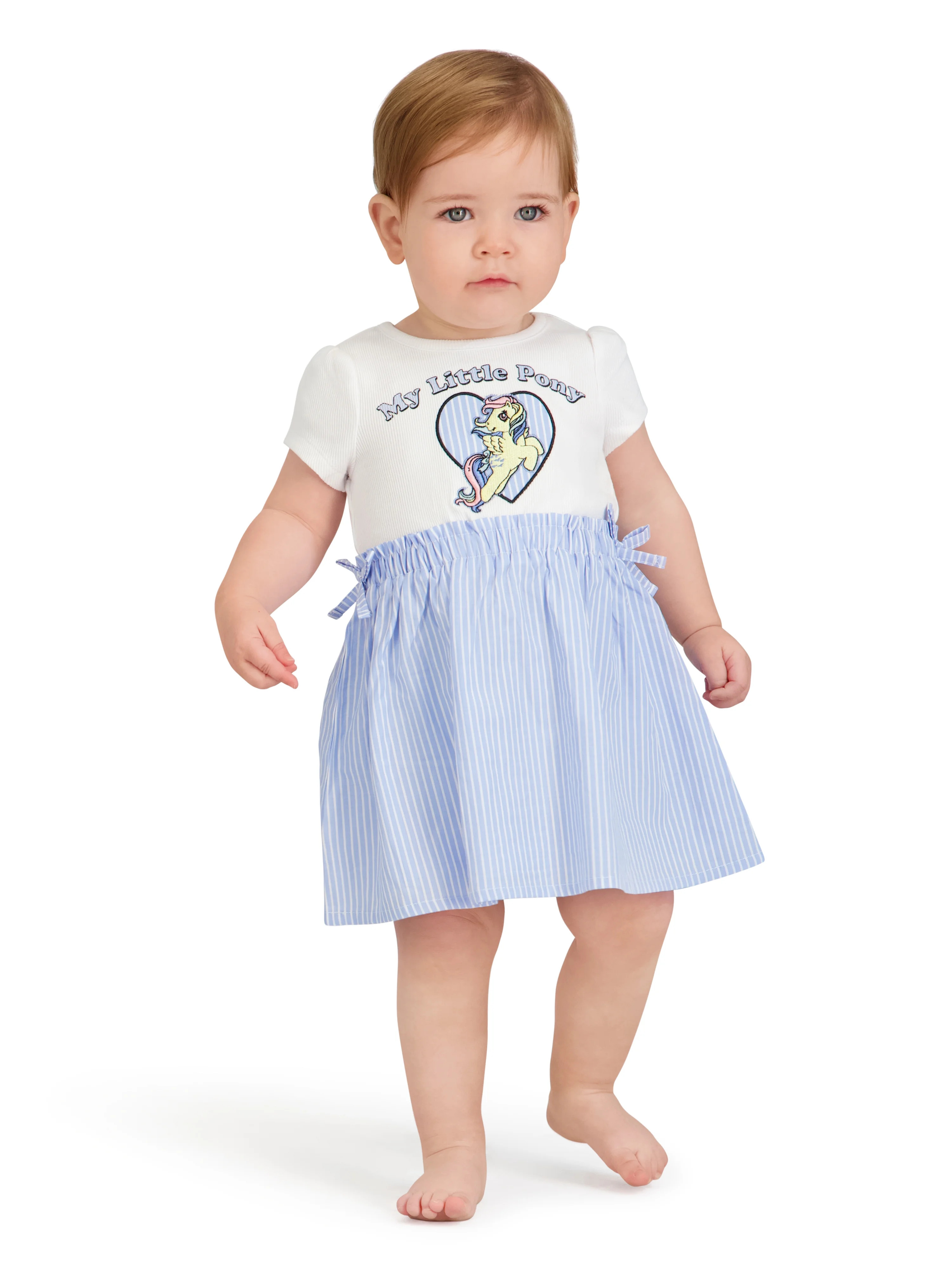 My Little Pony Toddler Girls Woven Short Sleeve Dress, Sizes 12 Months-5T | Walmart (US)