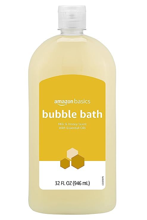 Amazon Basics Milk and Honey Bubble Bath, 32 Fluid Ounces, 1-Pack (Previously Solimo) | Amazon (US)