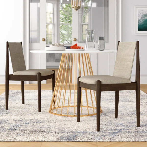 Kampsville Side Chair in Walnut | Wayfair North America