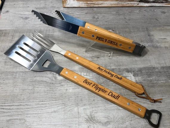 Personalized BBQ Spatula with Bottle Opener - BBQ tool set - Dad's Grill, Father's Day Gift for h... | Etsy (US)