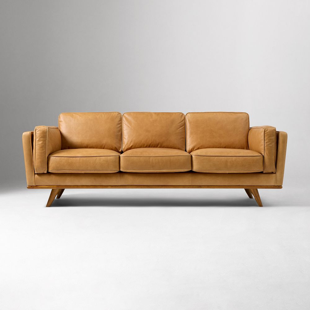 Zander Leather Sofa (90") | West Elm (US)