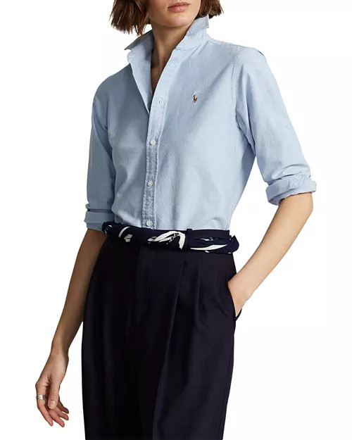 Ralph Lauren Slim Fit Oxford Shirt  | Bloomingdale's Women | Bloomingdale's (US)