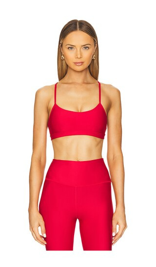 alo Airlift Intrigue Bra in Red. - size S | Revolve Clothing (Global)