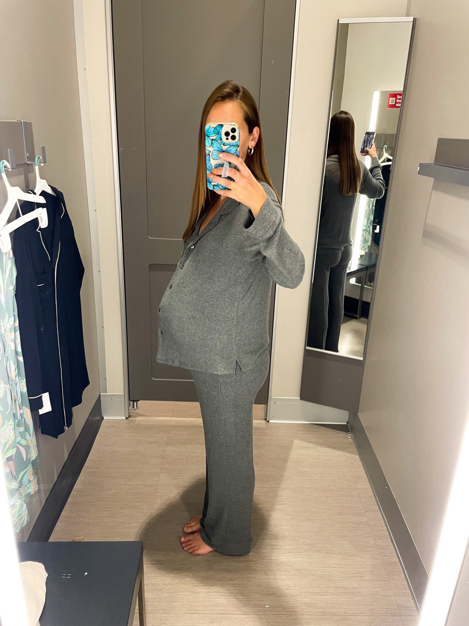 Cozy ribbed postpartum set. Wearing a small in the top and bottoms. 

Lounge wear, pjs, pajamas, bump style

#LTKFindsUnder50 #LTKBump #LTKxTarget