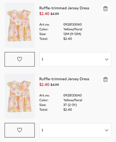 H&M is having a great sale + a 20% off baby/kids if you're an H&M member (free to join!) these dresses end up being $2.40! Lots of great stuff. Toddler clothes summer matching sibling sale

#LTKSeasonal #LTKbaby #LTKkids
