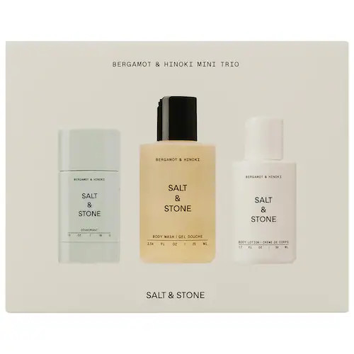 Bergamot & Hinoki Mini Trio Discovery Set - Salt & Stone | Sephora | Sephora (CA)