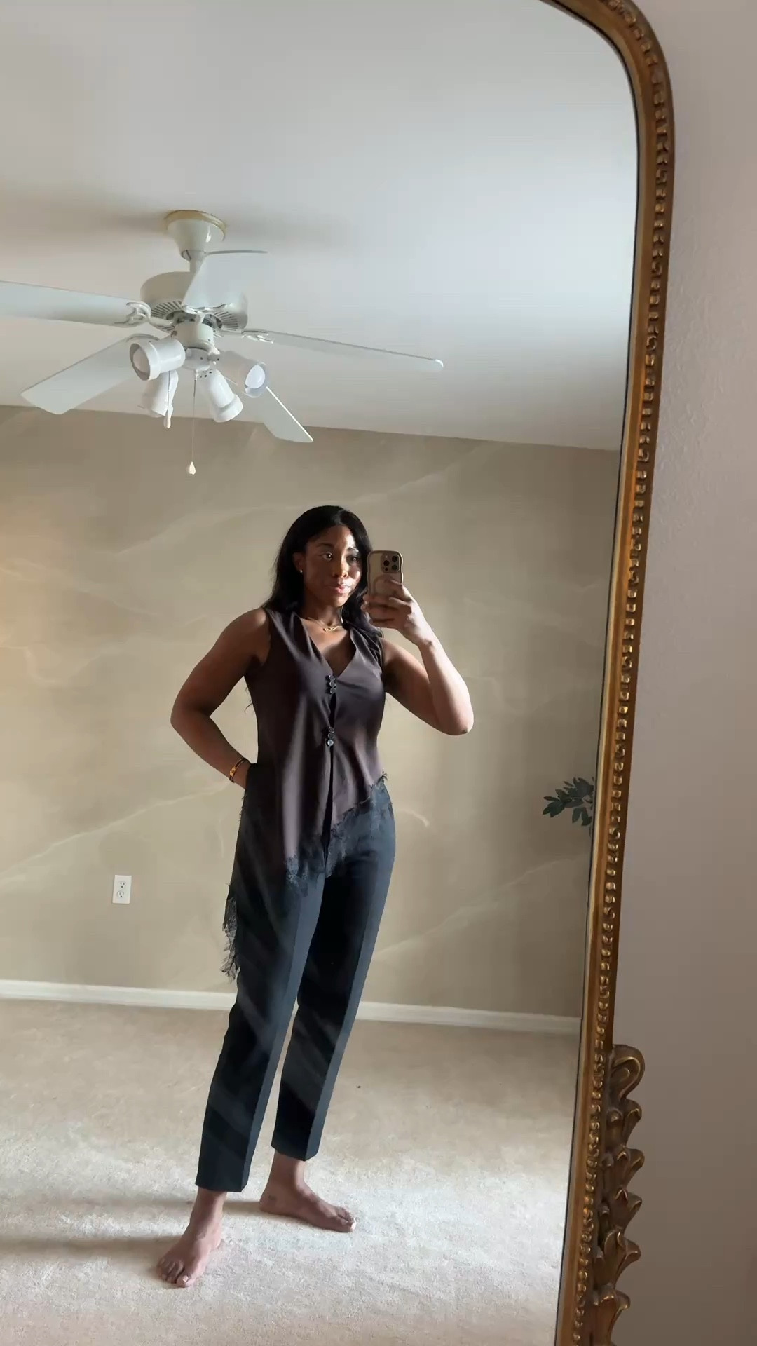 The cutest top from Zara! Wore this to work today! Paired it with trousers that I found for a great price. It said they run small but I actually found that my normal size fits. Wearing a medium in top and bottom. 

#LTKWorkwear #LTKootd