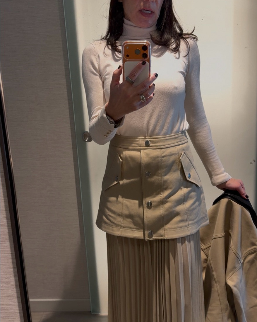 A unique take on a skirt suit blending a mixed fabrics and mini/maxi look!

#LTKSaleAlert #LTKootd #LTKTravel