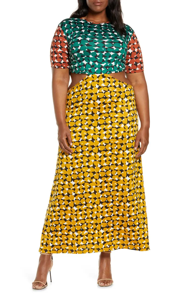 Zelie for She Shuri Cutout Waist Jersey Dress | Nordstrom | Nordstrom