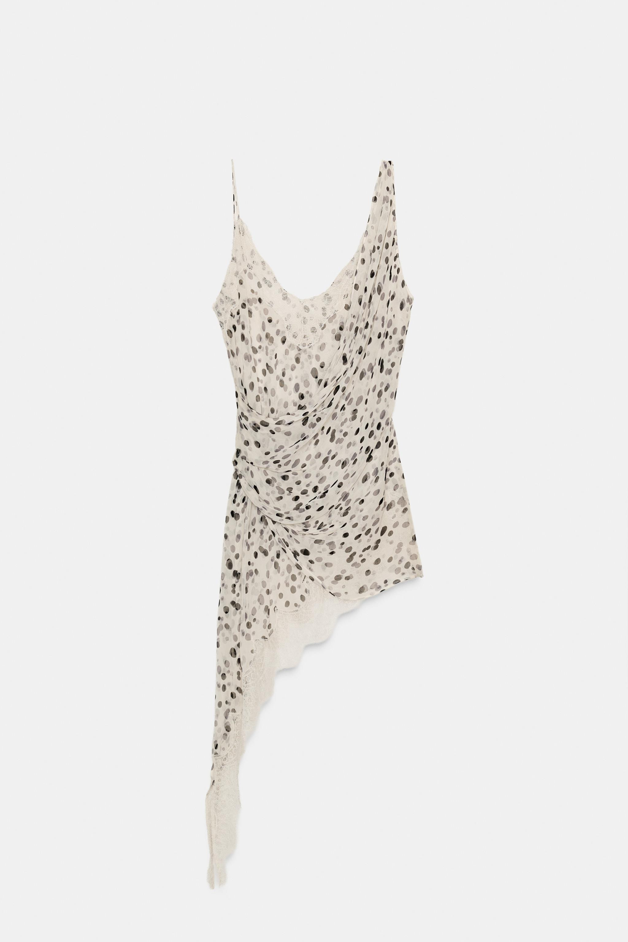 ZW COLLECTION POLKA DOT CAMISOLE TOP | Zara US