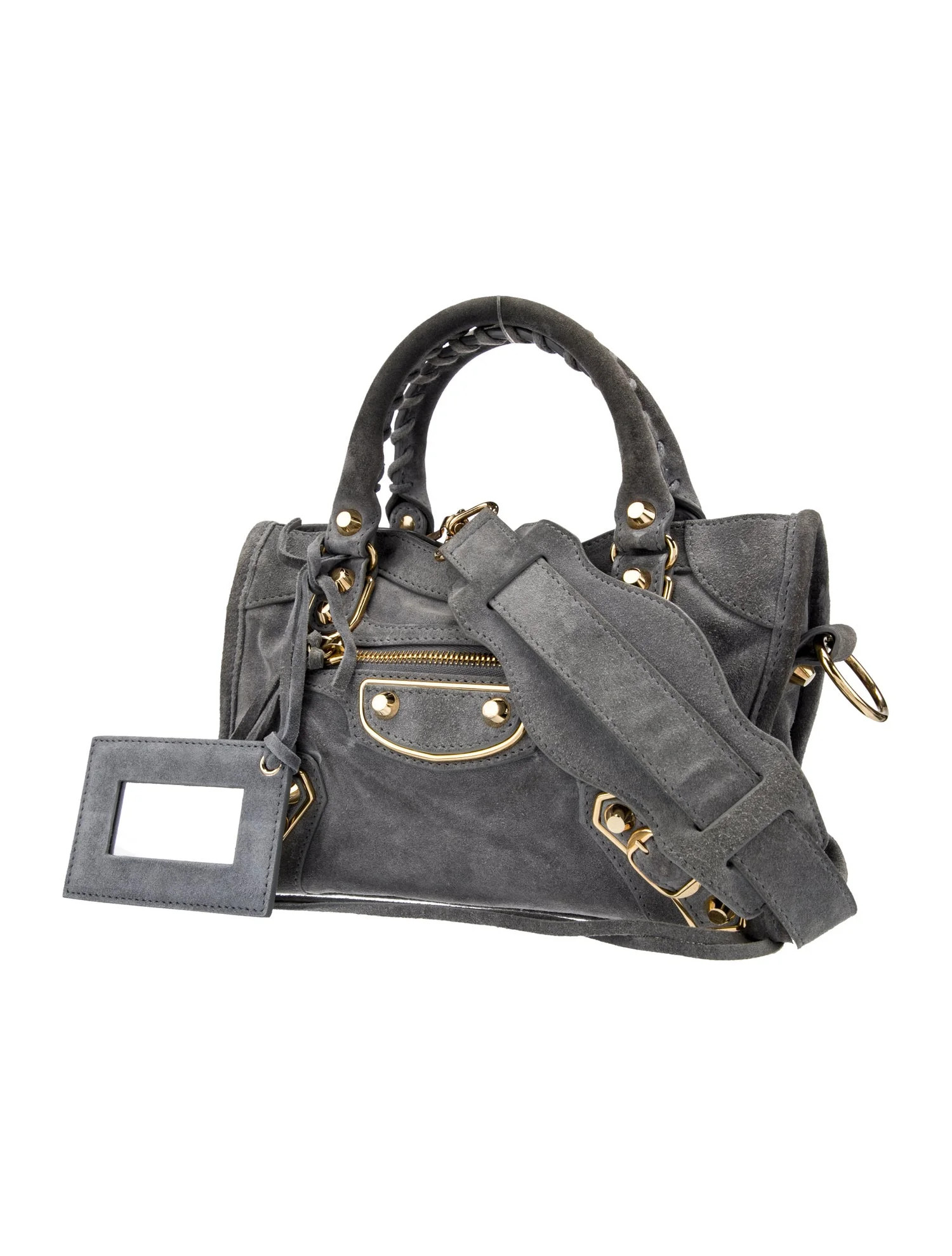 Suede Motocross City Metallic Edge Mini | The RealReal