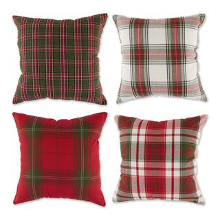 DII® Traditional Christmas Plaid Pillow Cover Set | Michaels Stores