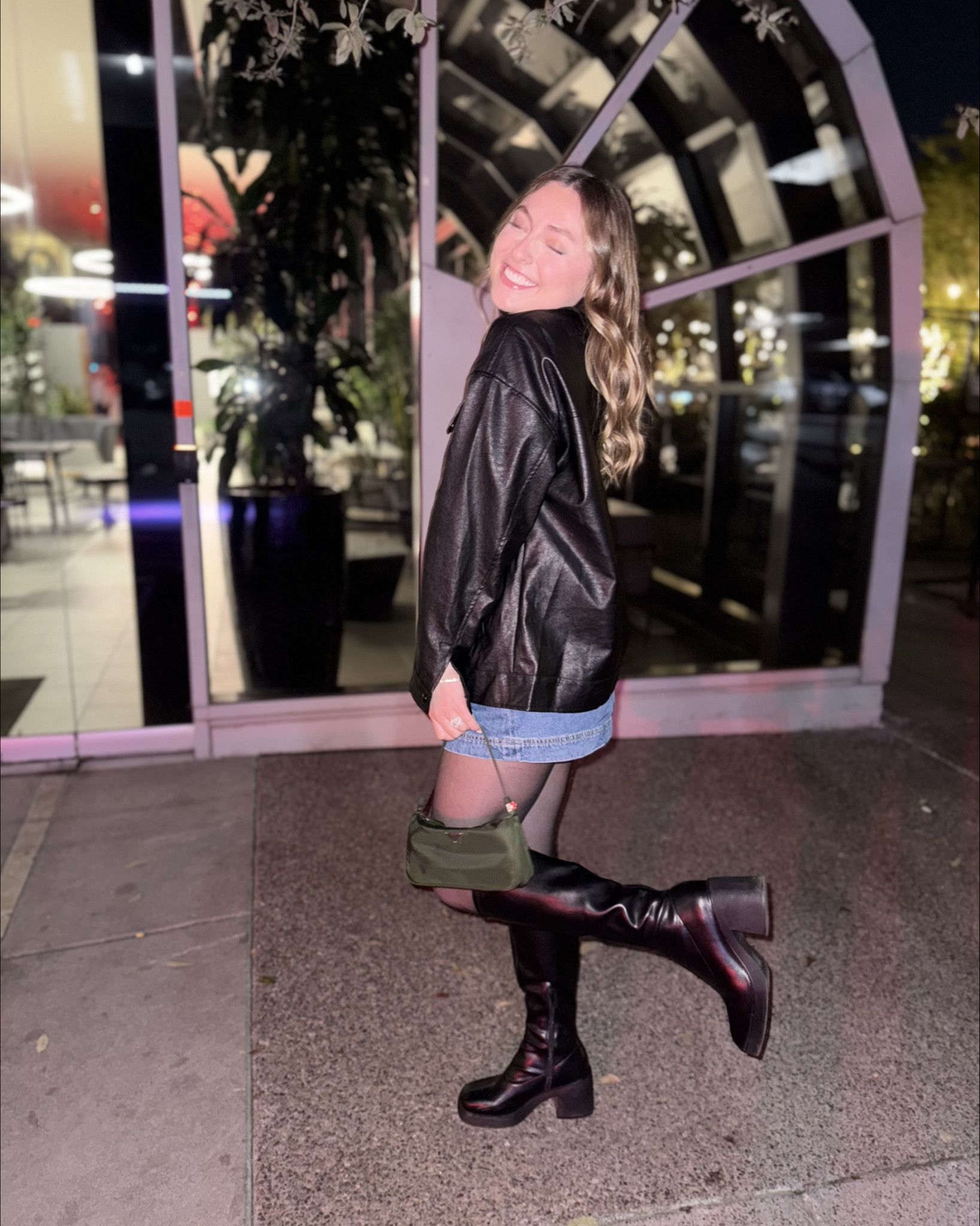 Date night outfit / Boots are out of stock from Target (Wild Fable) so tagged similar from Target’s website but the exact match is the tag on eBay

Skort - size 6 (size down in this, it’s pretty loose but so so so comfy)

Purse is vintage from eBay - tagged another 