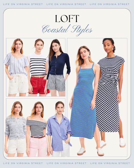 Loving these cute new coastal outfits from LOFT! Striped dress, lightweight sweaters, striped top, striped shorts, scalloped shorts, summer dresses, summer outfits and more! Loving the patriotic color combos too - perfect for Memorial Day Weekend or 4th of July!
.
#ltksalealert #ltkover40 #ltkfindsunder50 #ltkfindsunder100 #ltkstyletip #ltkmideize #ltkseasonal #ltkworkwear

#LTKSaleAlert #LTKFindsUnder50 #LTKSeasonal