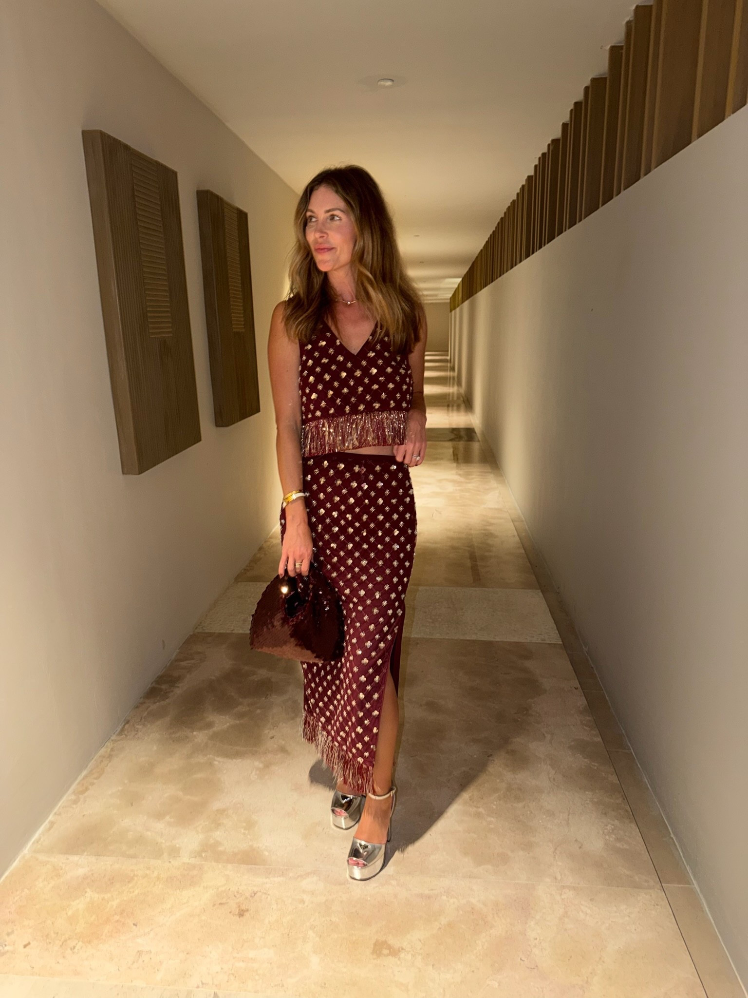 Cabo ☀️ 
Last nights dinner outfit
Two piece set from Nordstrom 
Avara bag
Prada heels 

#LTKStyleTip #LTKootd #LTKTravel