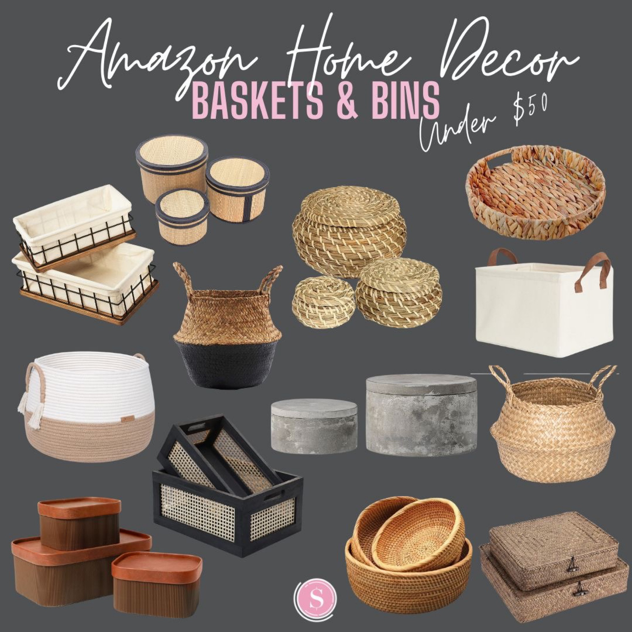 My favorite baskets and bins that are perfect for organization and decoration are all under $50 on Amazon!

#LTKfindsunder50 #LTKhome #LTKstyletip