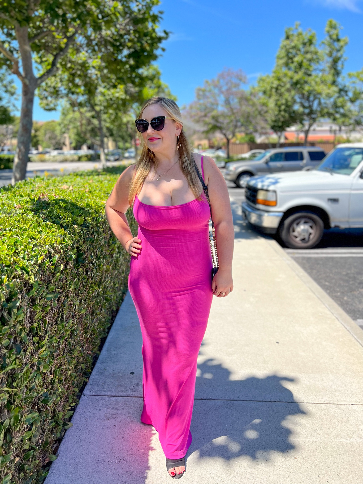 Celebrating Barbie premiere in my fav pink maxi with built in shapewear! 
Wearing size L

#LTKstyletip #LTKcurves #LTKFind