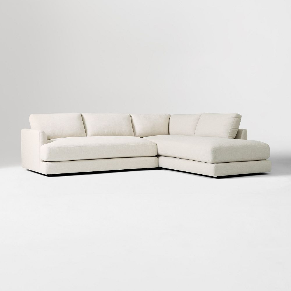 Haven 2-Piece Bumper Chaise Sectional (108"–113") | West Elm (US)