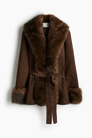 H & M - Mantel mit Bindegürtel - Braun - Damen | H&M (DE, AT, CH, NL, FI)