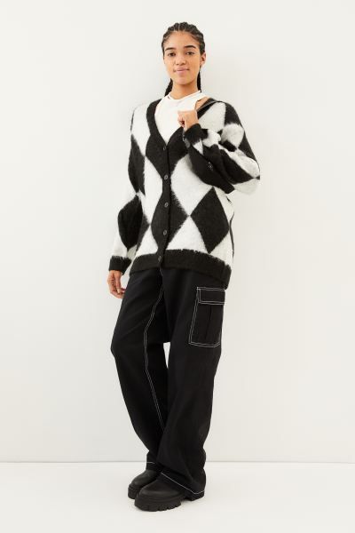 Harlequin-patterned Cardigan | H&M (US)