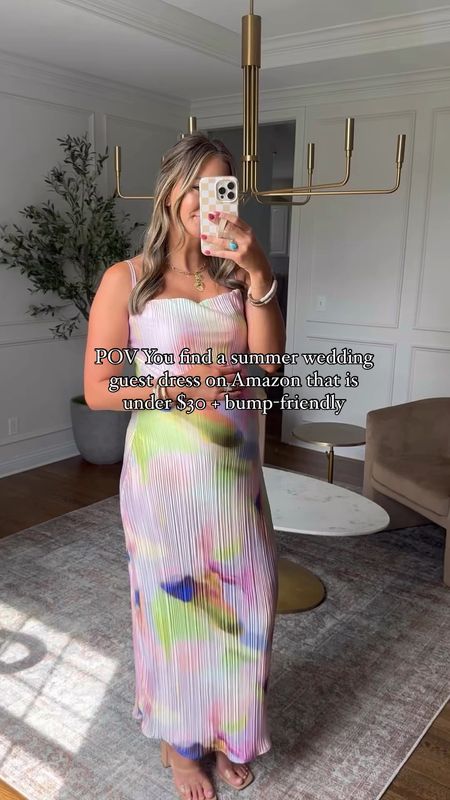 Amazon summer wedding guest dress that is bump-friendly and under $30! 

Fits true to size 



#LTKWedding #LTKBump #LTKFindsUnder50