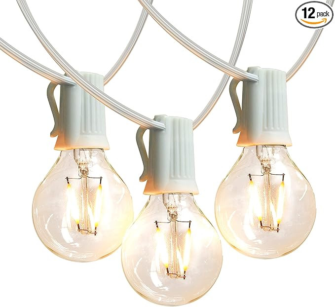 Brightech Ambience Pro LED String Lights - 26 Ft Commercial Grade Patio Lights Outdoor Waterproof... | Amazon (US)