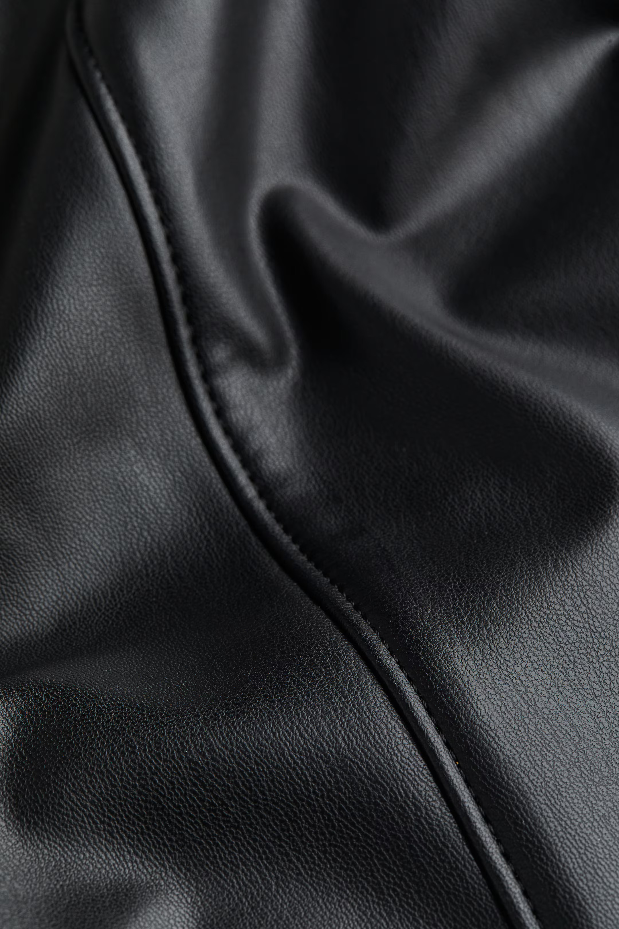 Coated crease-front leggings | H&M (UK, MY, IN, SG, PH, TW, HK)