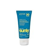 ATTITUDE Mineral Sunscreen for Baby and Kids, EWG Verified, Broad Spectrum UVA/UVB, Dermatologically Tested, Plant and Mineral-Based Formula, Vegan, SPF 30, Unscented, 2.6 Oz | Amazon (US)