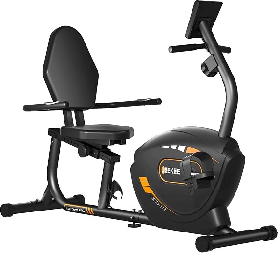 JEEKEE Recumbent Exercise Bike for Seniors,Stationary Bikes for Home, 300LB Capacity & 16 Levels ... | Amazon (US)