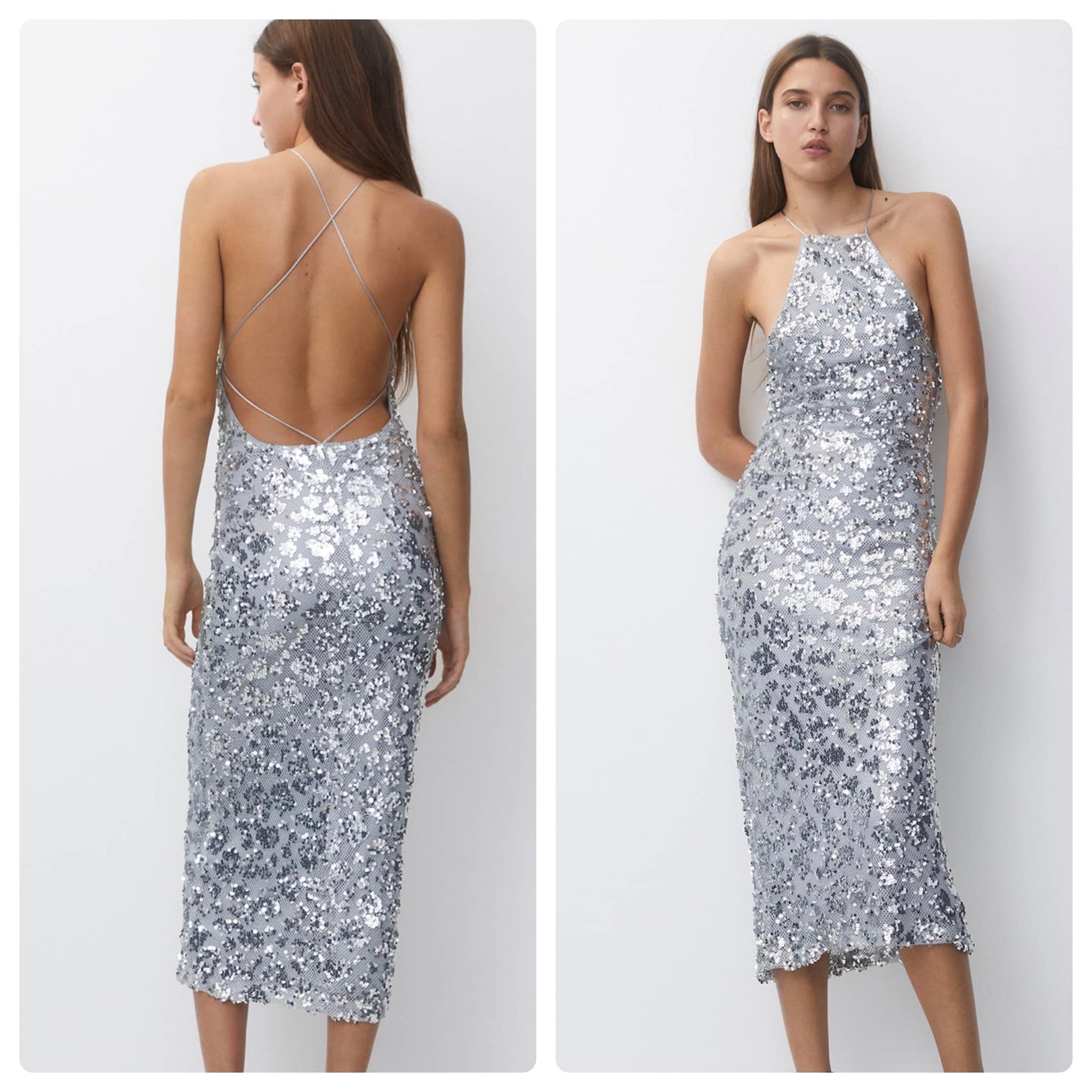 Backless silver dress

#LTKSeasonal #LTKparties #LTKbeauty