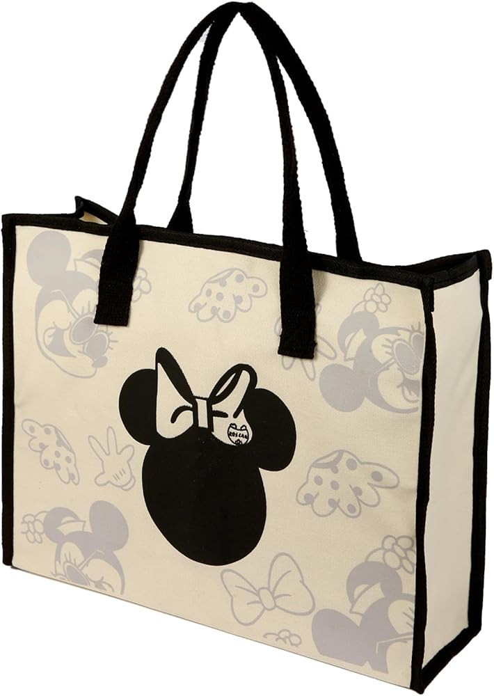 Cute Canvas Tote Bag Aesthetic for Women,Reusable Cloth Bags Shoulder Bag for Work Beach Travel w... | Amazon (US)