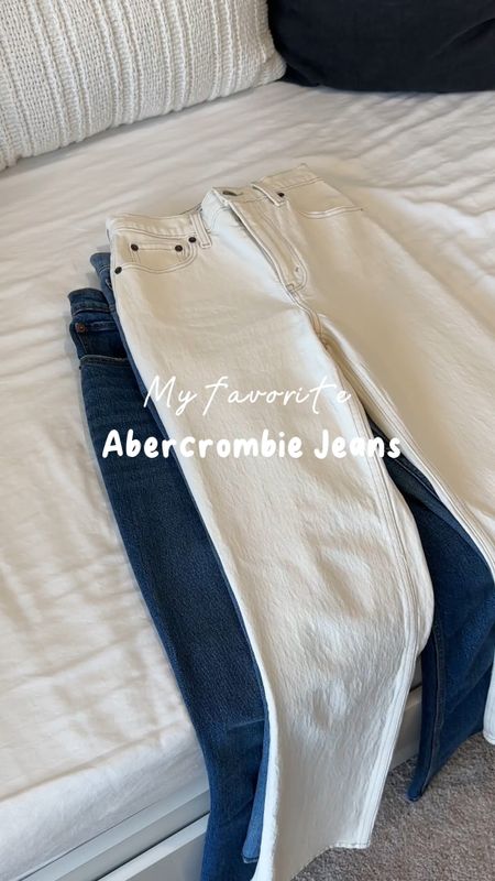 Sharing my favorite Abercrombie jeans so you know exactly what to add to your cart during their annual denim sale!

#LTKunder100 #LTKU #LTKsalealert