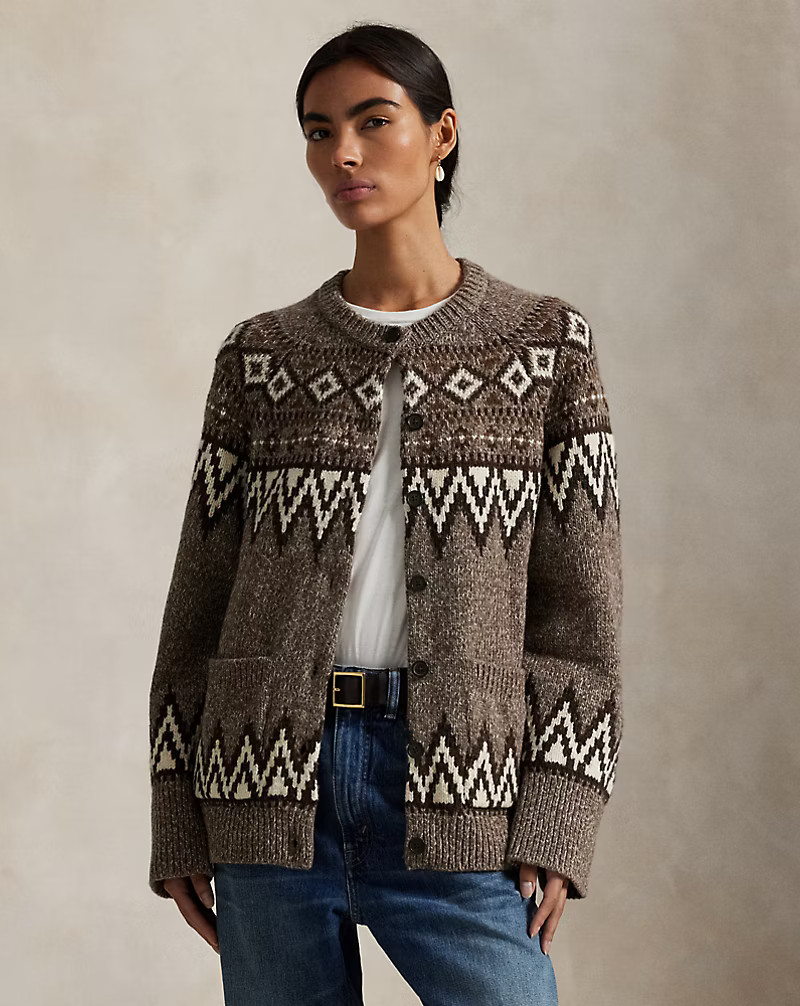 Fair Isle Wool-Blend Cardigan | Ralph Lauren (UK)