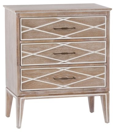 Tess Nightstand, White/Porcelain White | One Kings Lane