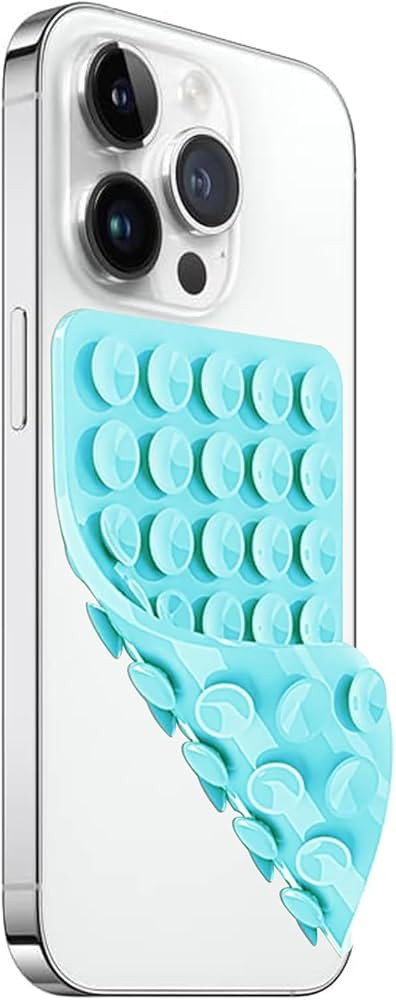 1 Pack Silicone Suction Cup Phone Case Mount Double Sided, Hands-Free Strong Grip Silicon Phone H... | Amazon (US)
