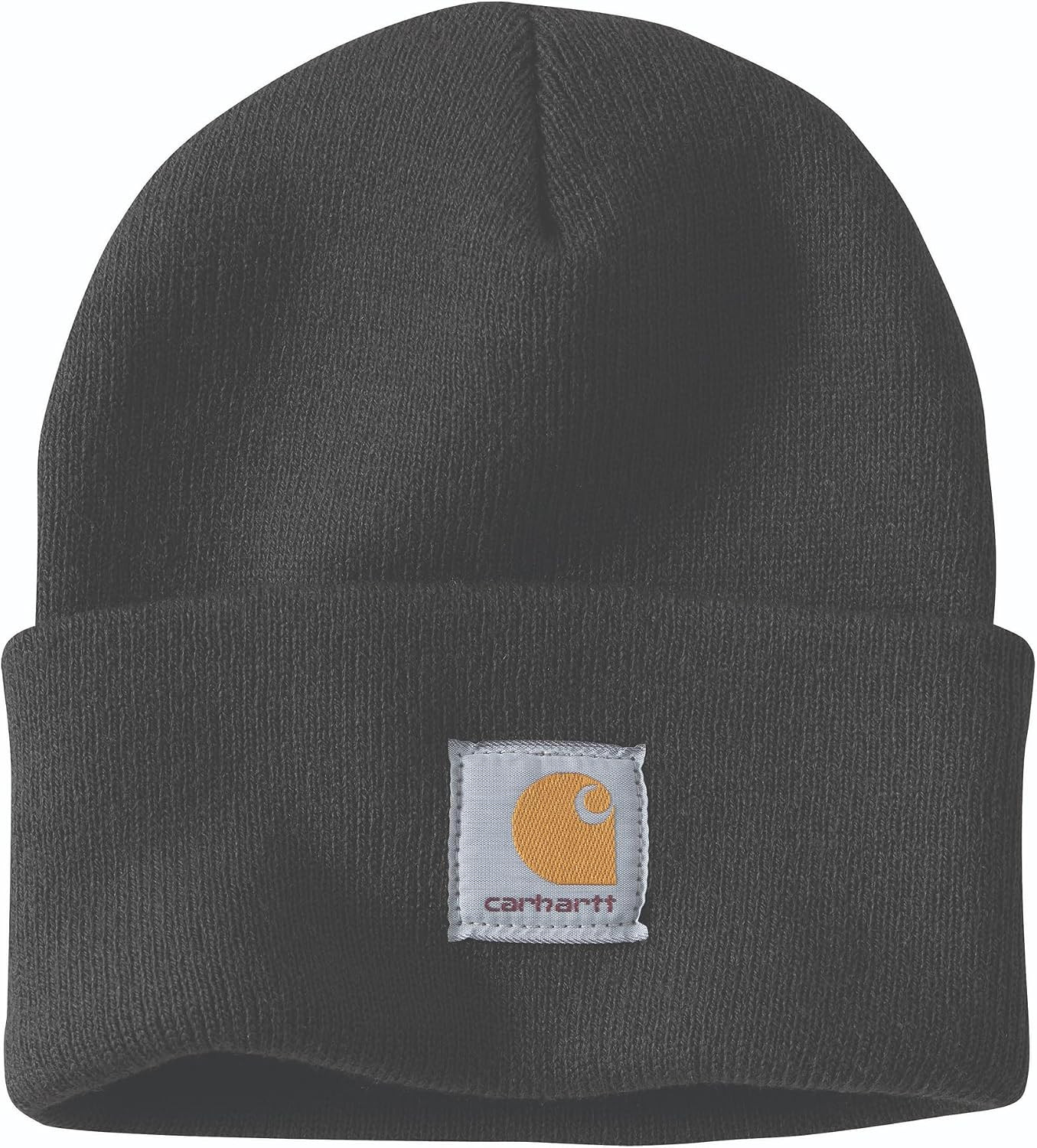 Carhartt Men's Knit Cuffed Beanie, Black, One Size | Amazon (US)