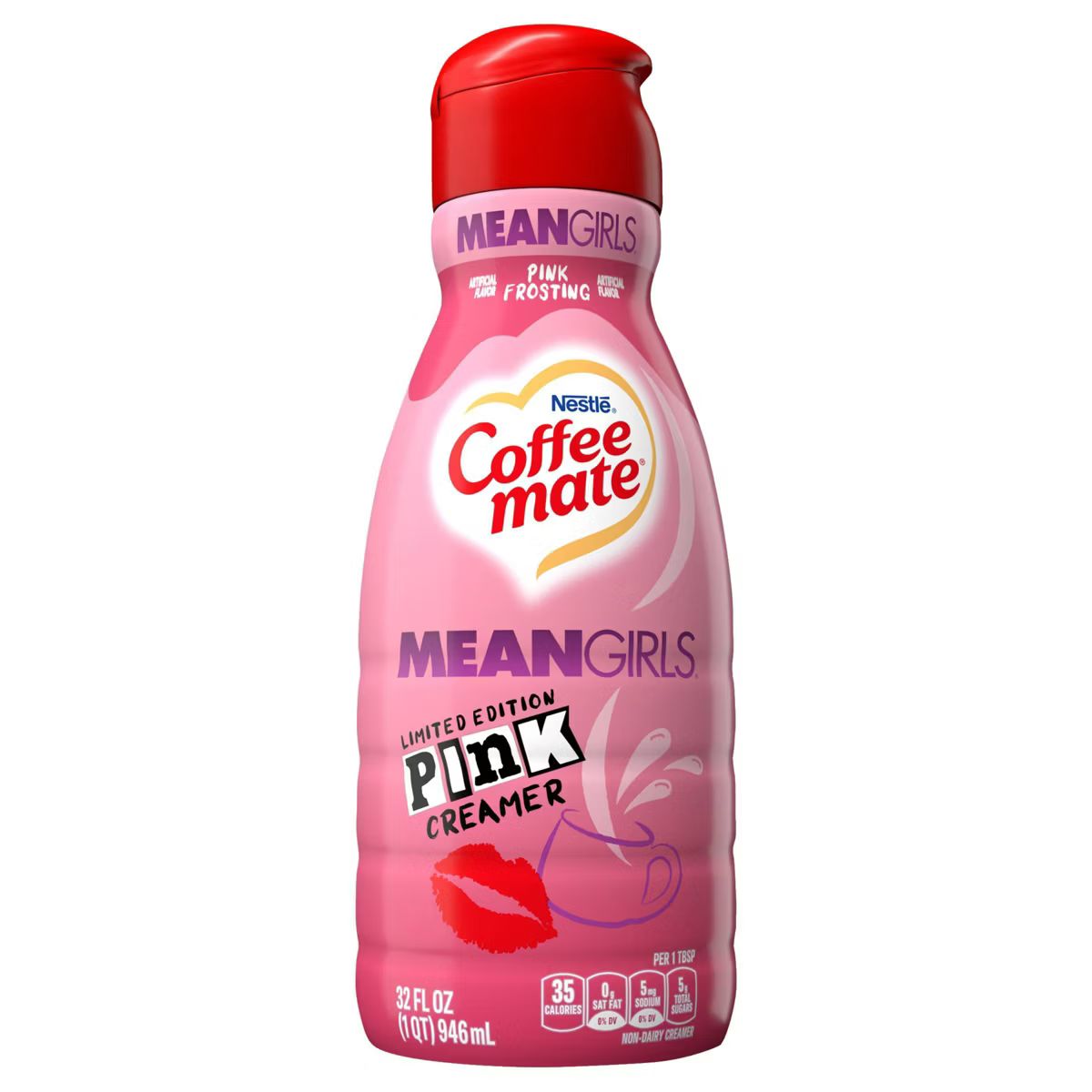 Coffee mate Mean Girls Pink Frosting Coffee Creamer - 32oz | Target