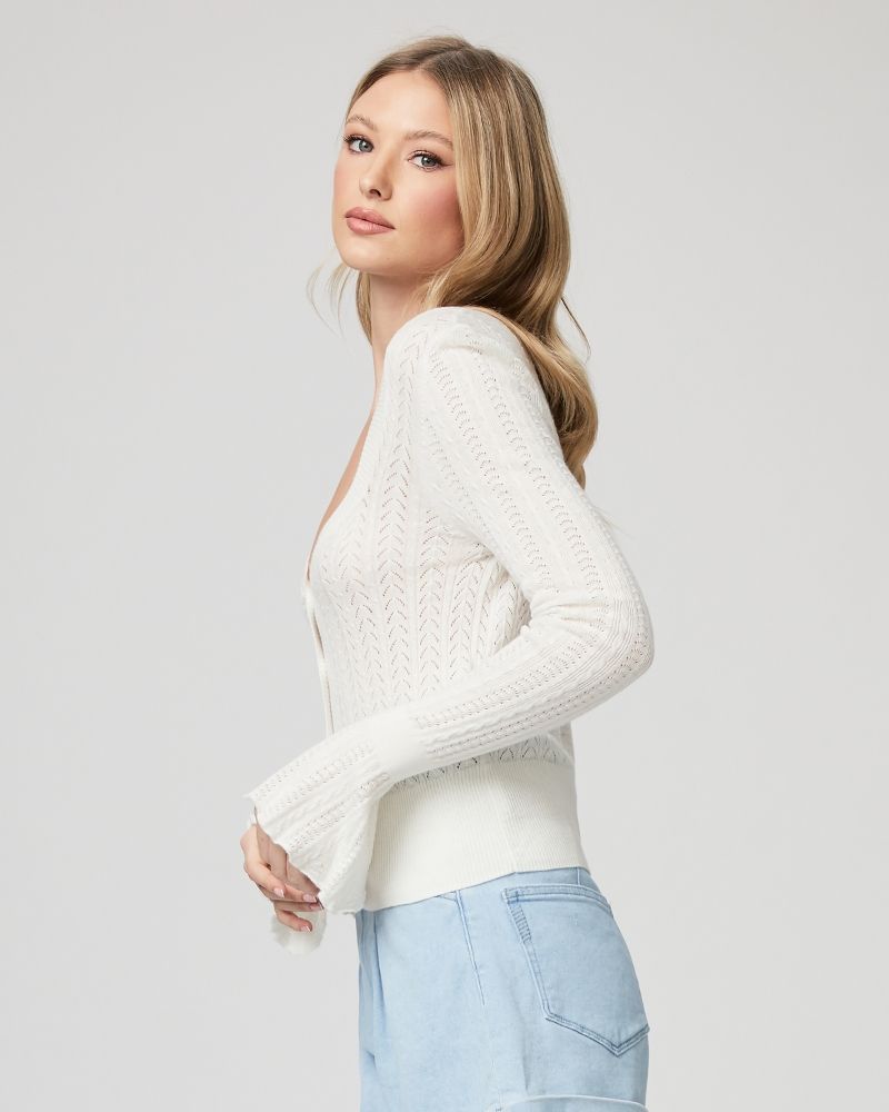 Alvida Cardigan - Ivory | Paige