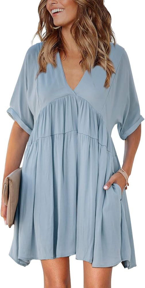 Flowy Mini Dress | Amazon (US)