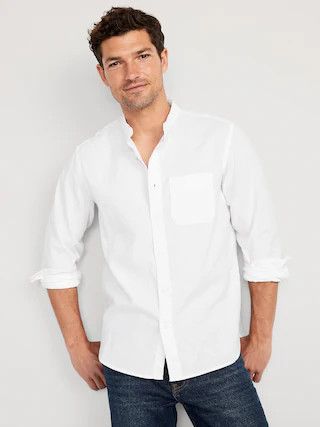 Linen-Blend Pocket Shirt for Men | Old Navy (US)