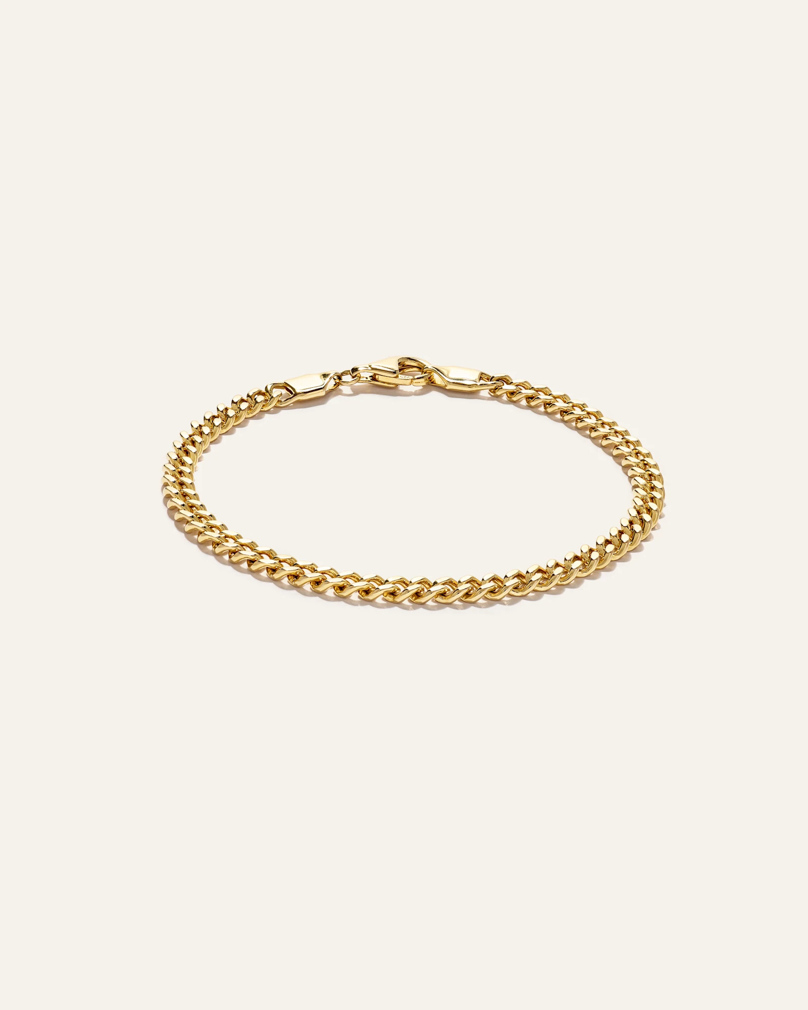 Quince | Men's Cuban Curb Chain Bracelet in Gold Vermeil, Size 8 | Quince