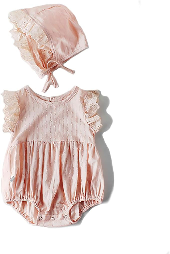 FullGood Newborn Infant Baby Girl Clothes Floral Cute Print Romper Shorts Jumpsuit Summer Outfit ... | Amazon (US)