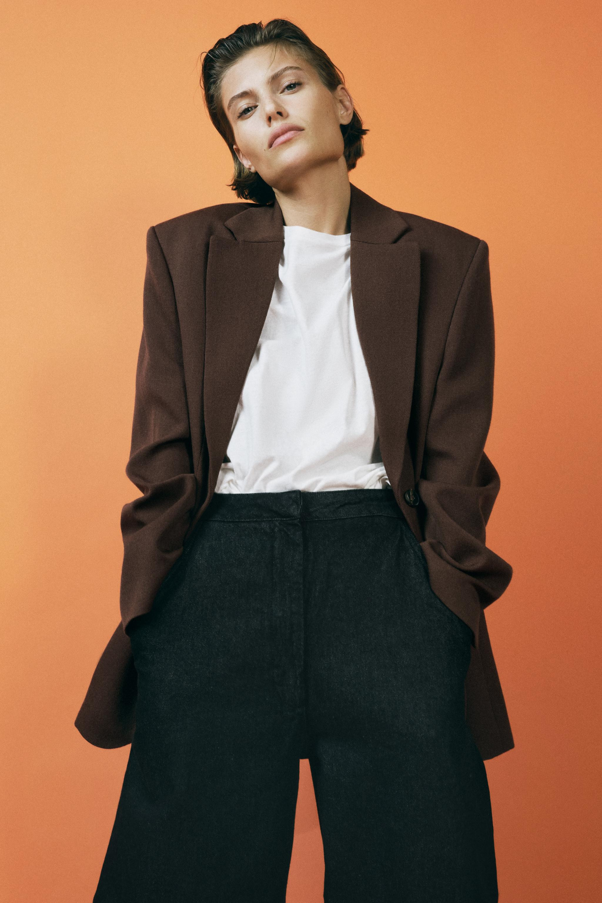 ZW COLLECTION 100% WOOL OVERSIZED BLAZER | Zara US