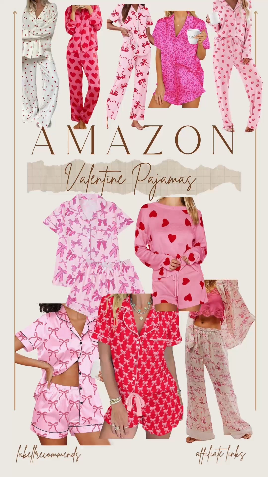 Cozy up in the cutest Valentine’s Day Amazon pajama sets that are perfect for gifting or a Galentine’s night in — think heart prints, satin vibes, and comfort you’ll want to live in.

#ValentinesPajamas #AmazonFinds #CozyLoungewear #LTKStyle

Amazon Valentine pajama sets, heart print PJ set, cozy Valentine loungewear, matching Valentine pajamas, Galentine’s pajama outfits, satin Valentine sleepwear  ￼

#LTKValentine #LTKSeasonal