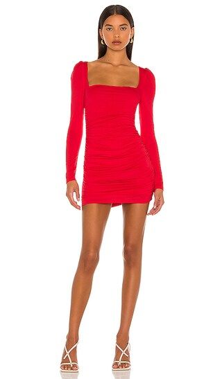 Benae Mini Dress in Red | Revolve Clothing (Global)