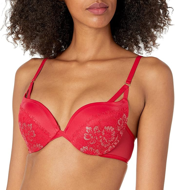 Maidenform Women's Love The Lift Underwire Demi, Smoothing Lace-Trim Bra (Retired Colors) | Amazon (US)