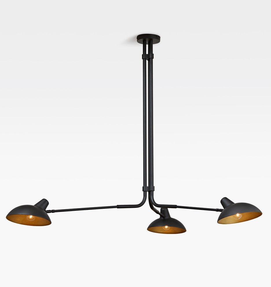 Brendle 3-Arm Chandelier | Rejuvenation