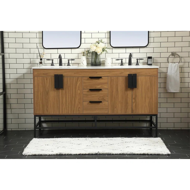 Alizabeth 60" Double Bathroom Vanity Set | Wayfair North America